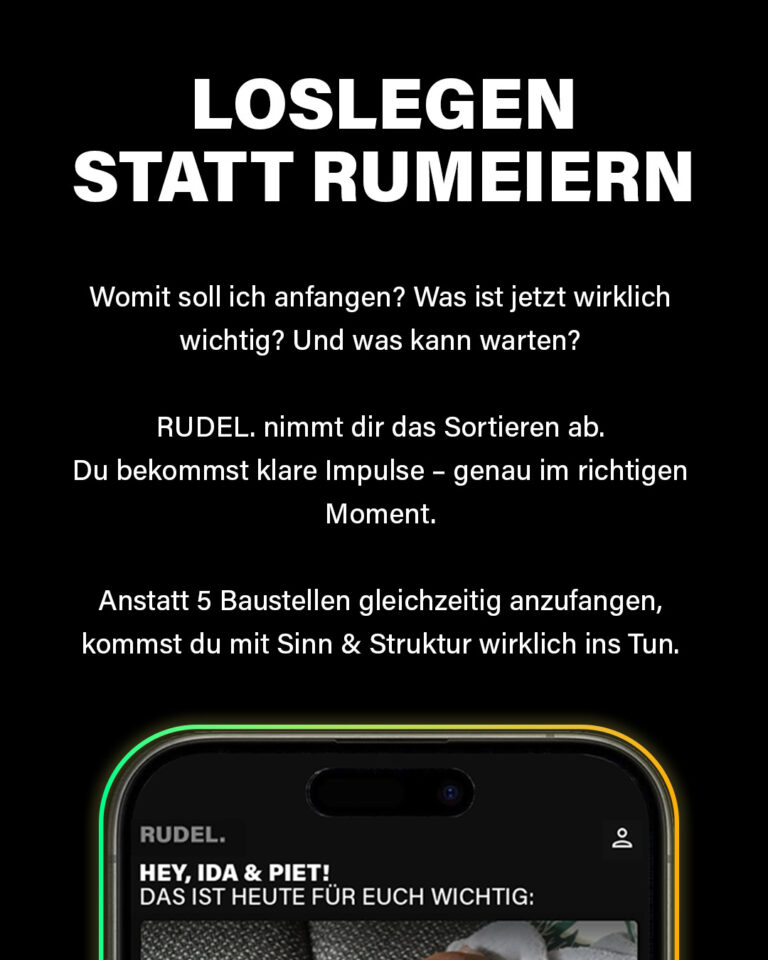 Slide 3 - Was bringt mir RUDEL
