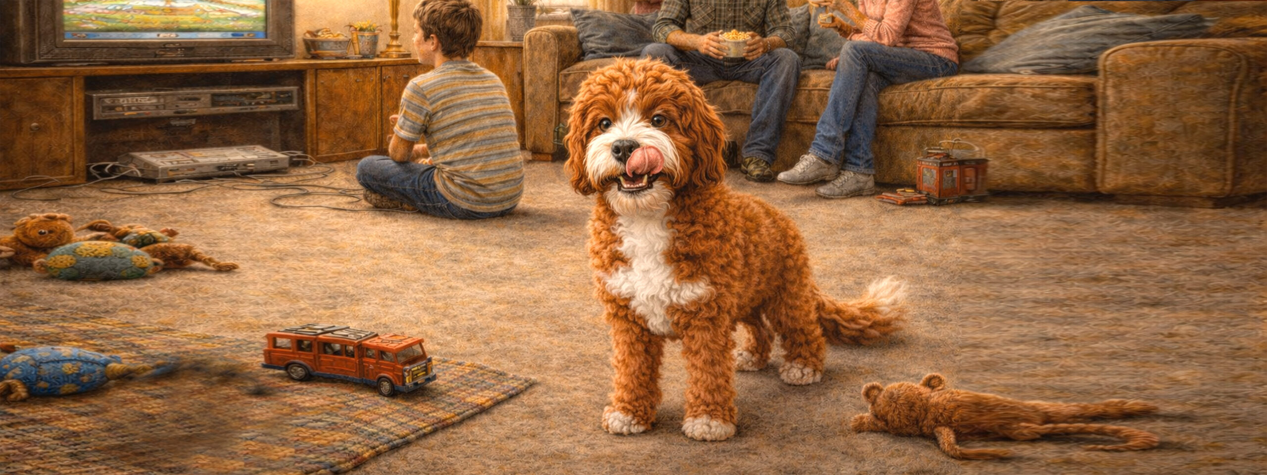 Cavapoo - Hunderassengruppe-Geschichte quer