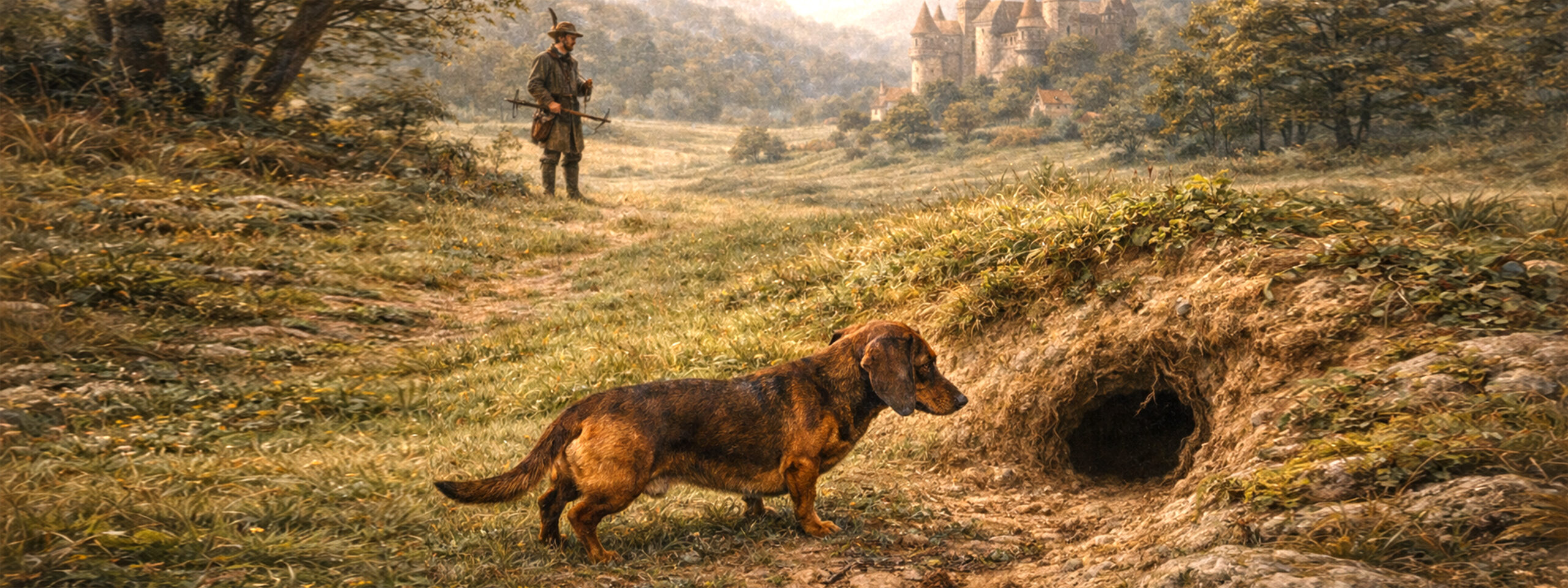 Dackel - Hunderassengruppe-Geschichte quer