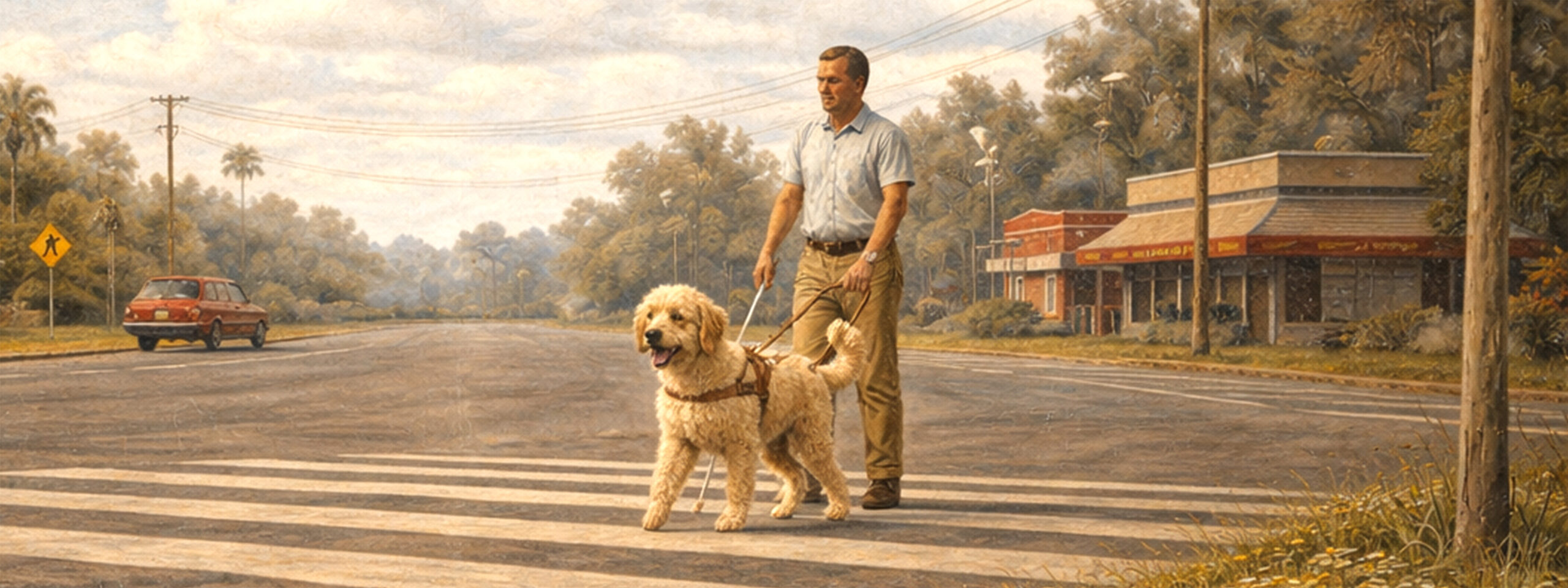 Labradoodle - Hunderassengruppe-Geschichte quer