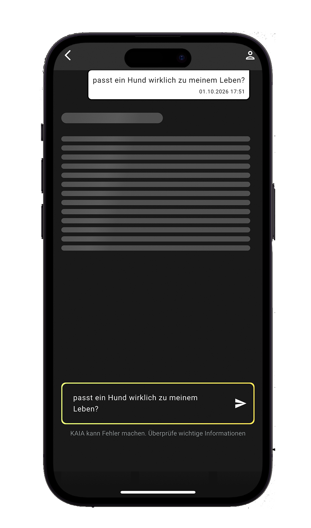 Coach KAIA – Entscheidung – Screenshot 1