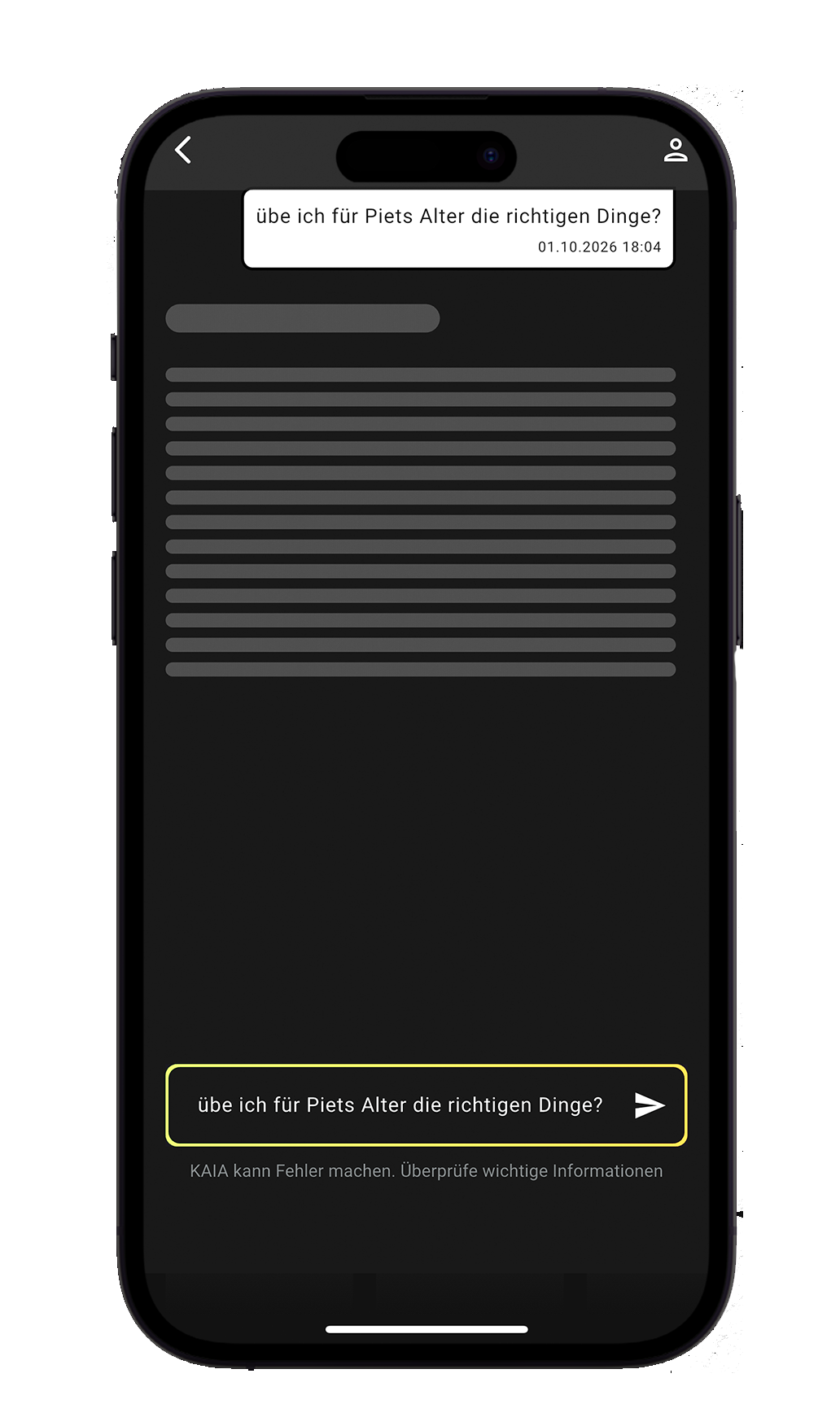 Coach KAIA – Training – Screenshot 1