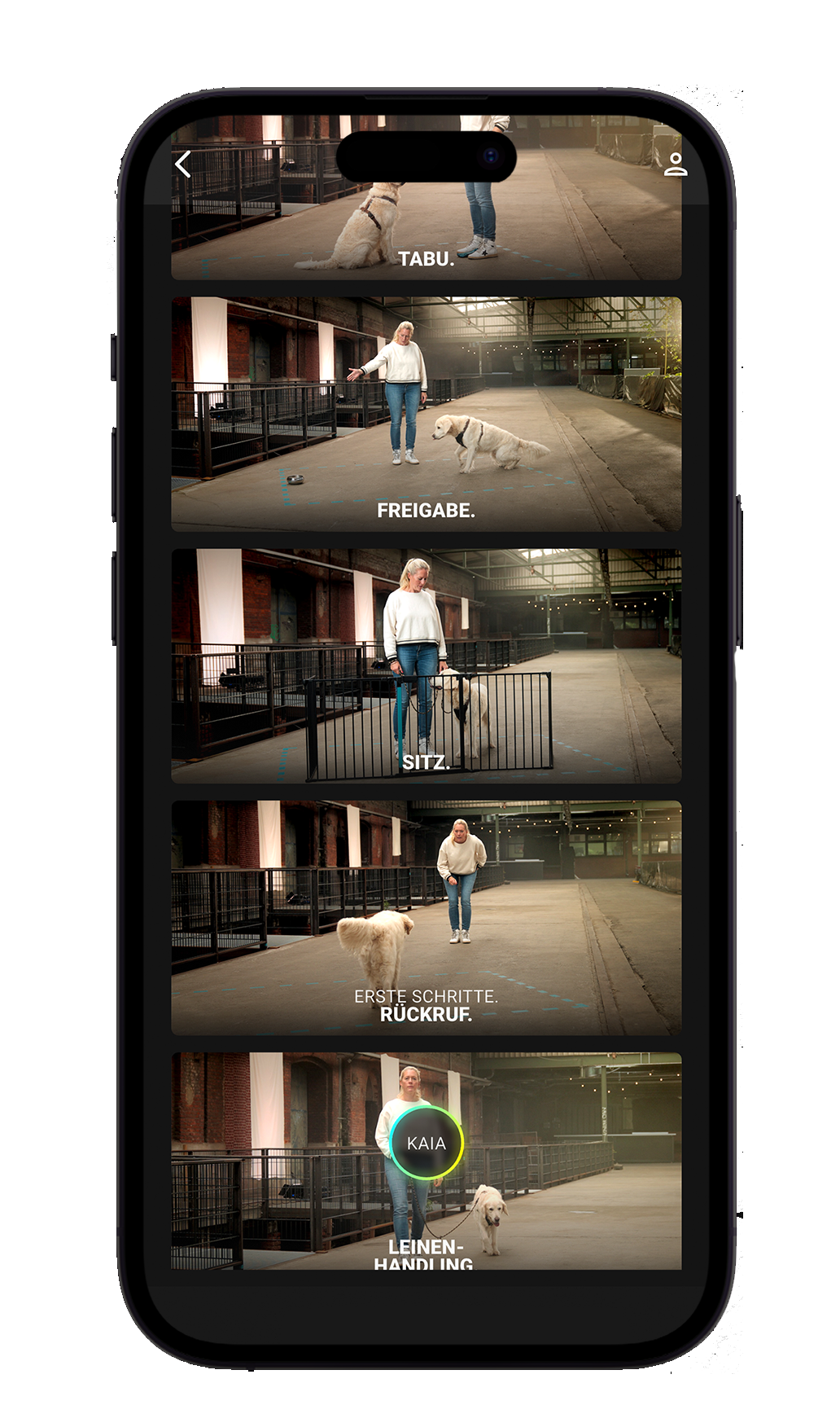 Trainingsbereich – Screenshot 1